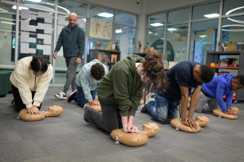 CPR training is a high school graduation requirement for millions of students across the U.S. (American Heart Association)