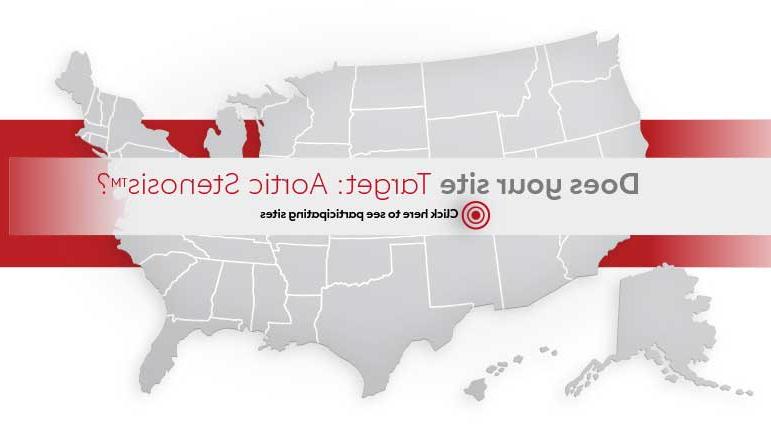 Target Aortic Stenosis Generic Participating Sites Map Brochure